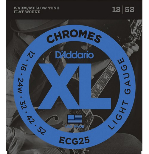 D'ADDARIO ECG25 12-52 brušene strune